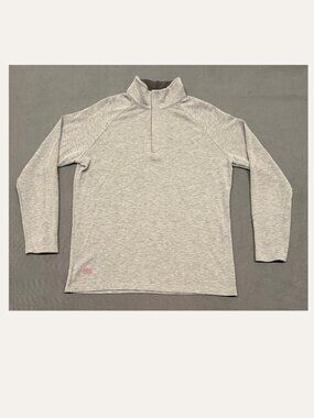 RYE 51 Voyager Q-Zip Performance Pullover Gray Men’s L Preppy Athleisure